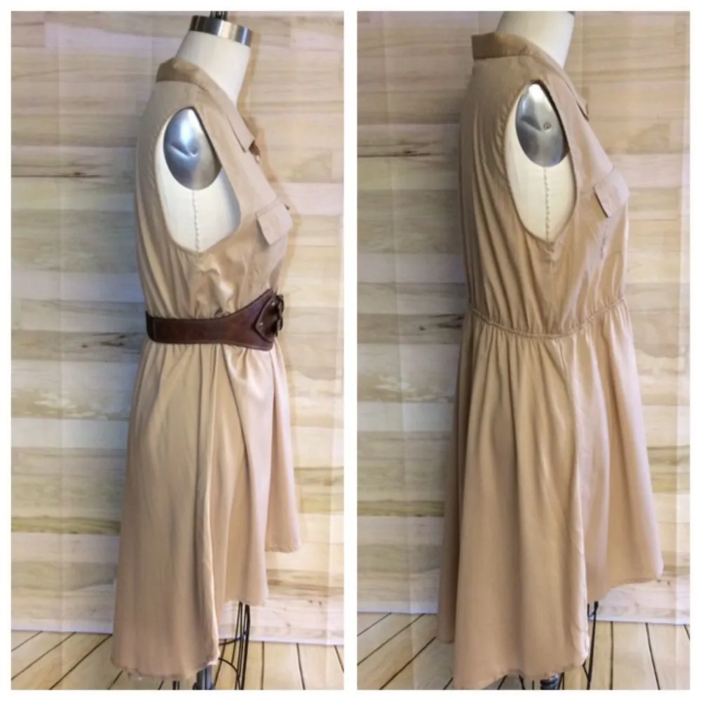 Truth NYC High Low Shirtdress w/Front Pockets-Belt - Image 4