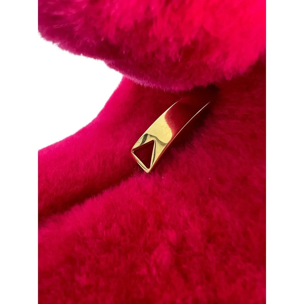 Bottega Veneta Shearling Mini Jodie Bag in Lollipop & Gold - Image 8