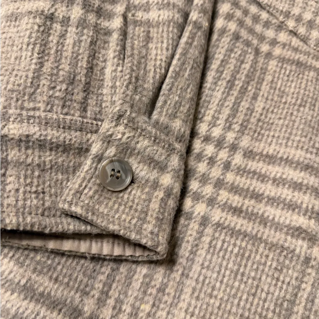 JOIE Plaid Shacket Button Down Shirt Jacket with 2 Pockets; NWOT; size XL - Image 7