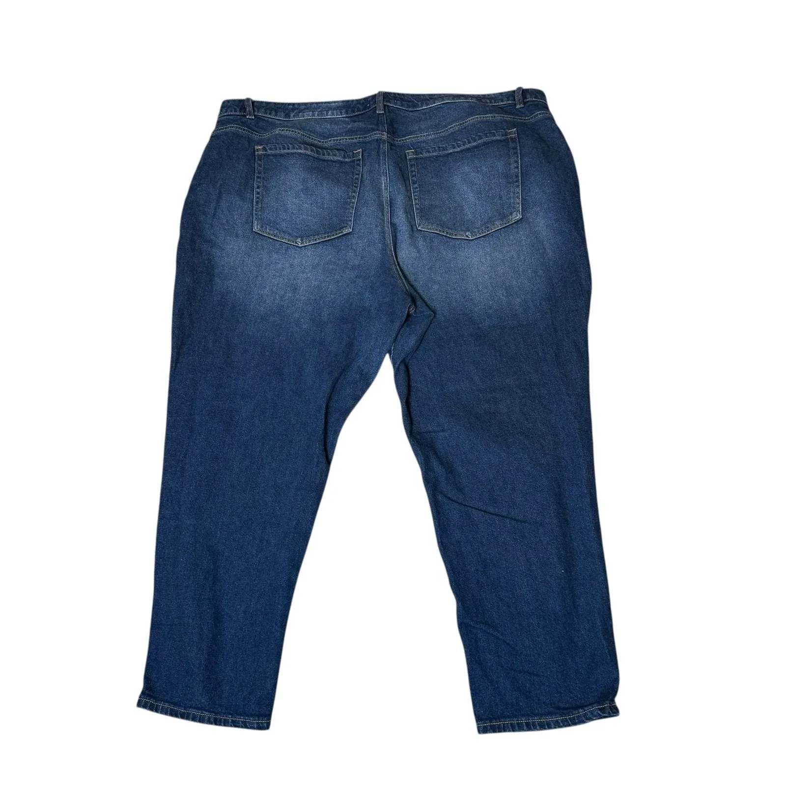 Lane Bryant Women's Mid-Rise Boyfriend Blue Jeans Size 26 Signature Fit Stretch - Image 4