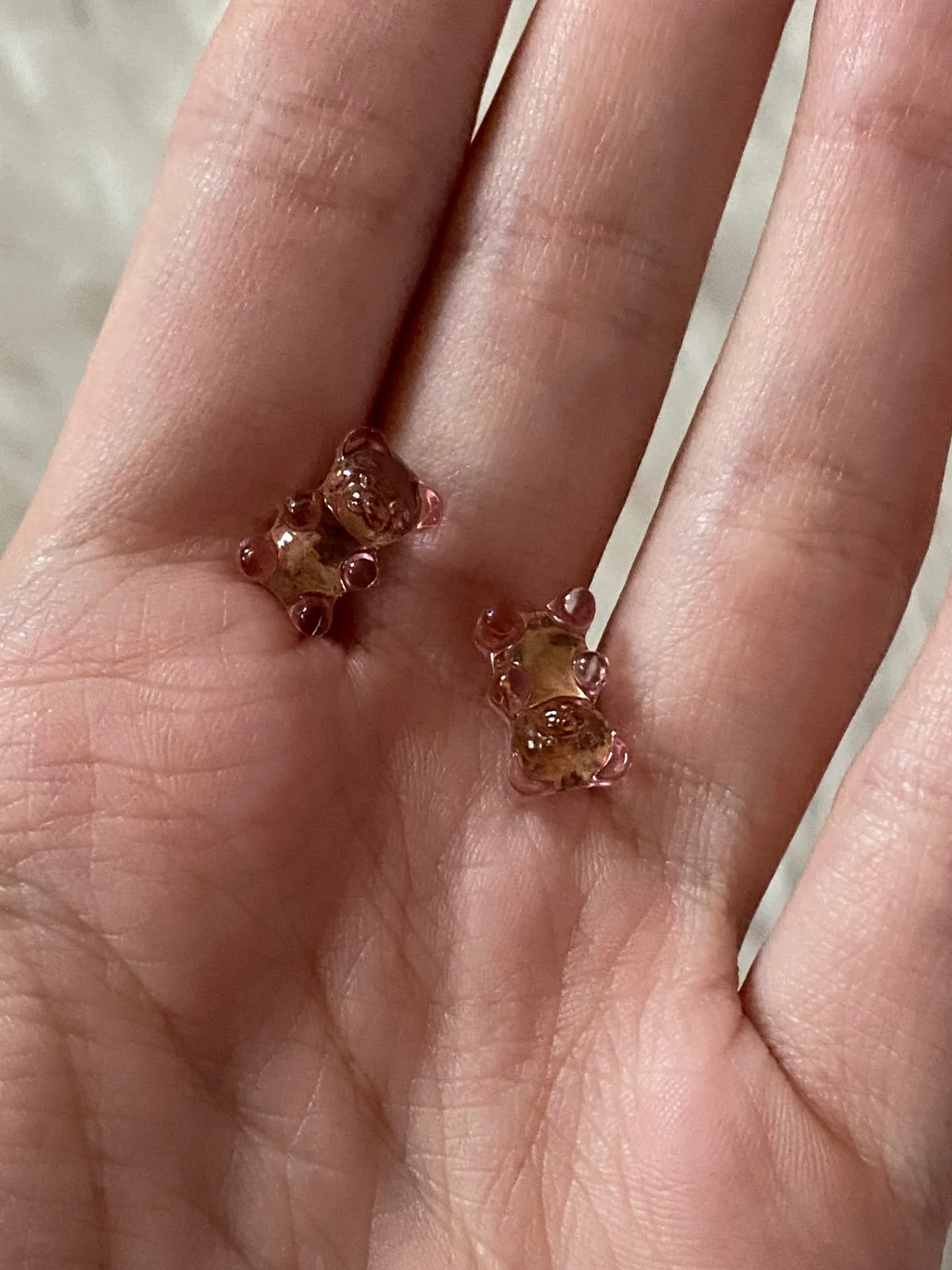 Betsey Johnson gummy bear earrings - Image 3