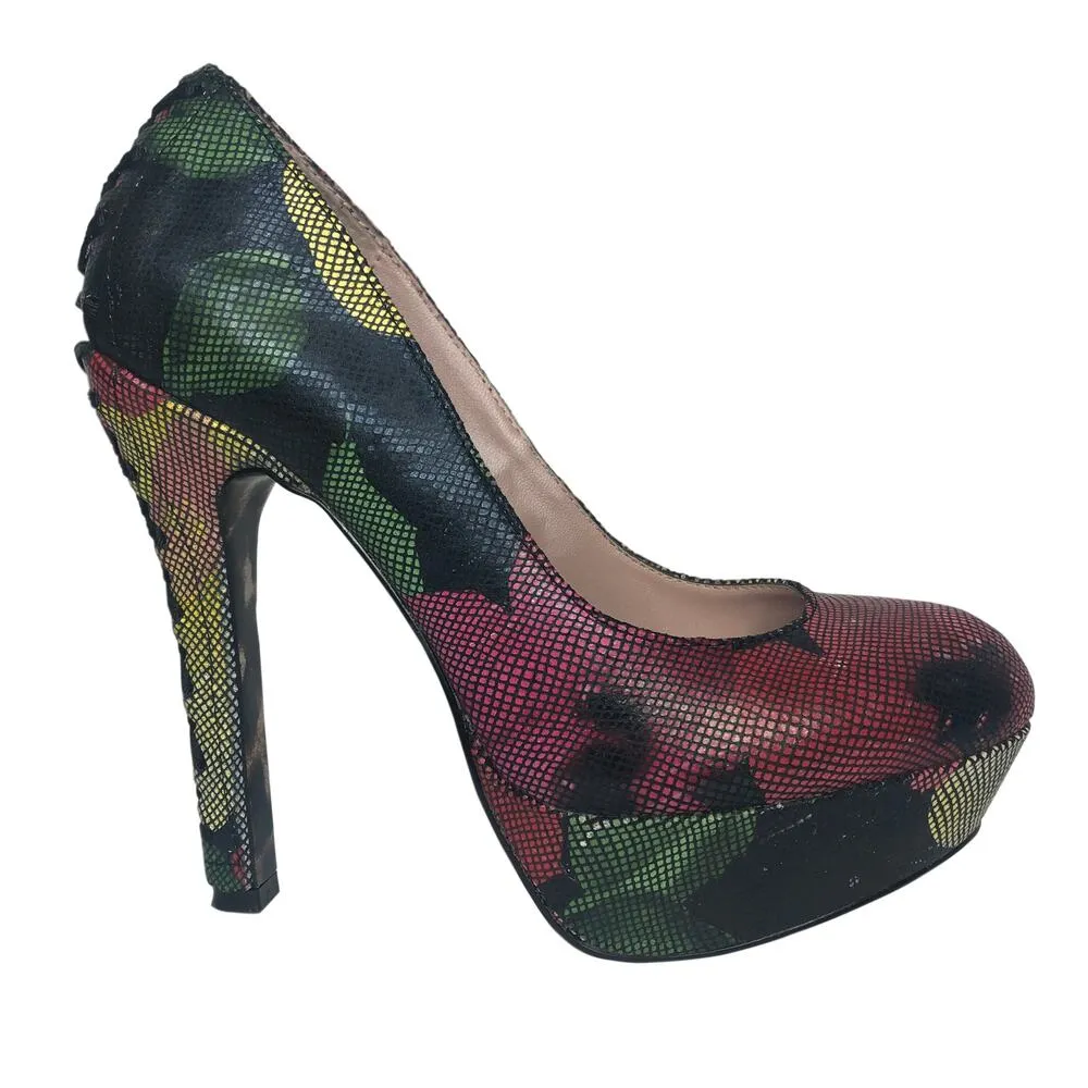 Betsey Johnson Floral Ditan Platform Pumps - Size 7.5 - Women - Image 6