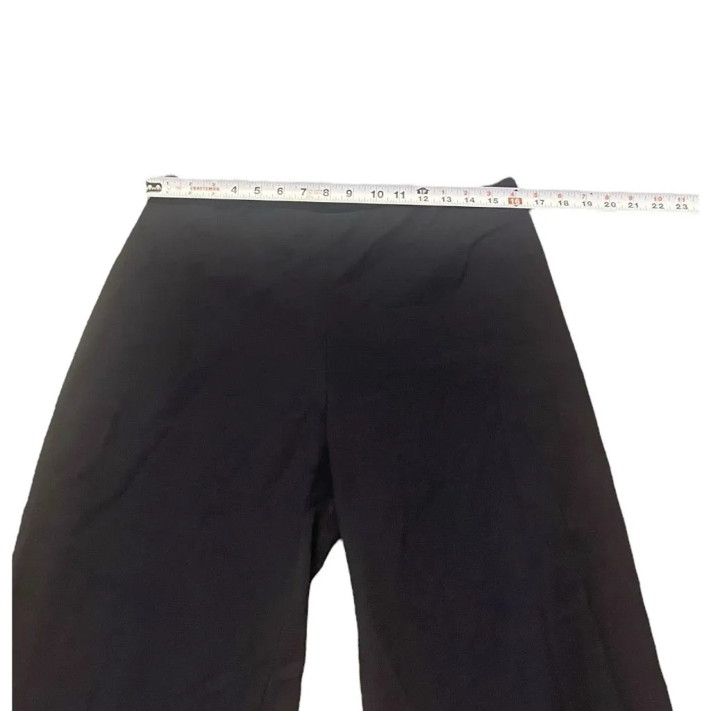 Eileen Fisher Pants Womens Size M (32x31.5) Navy Blue Side Zip Wide‎ Leg Career - Image 4
