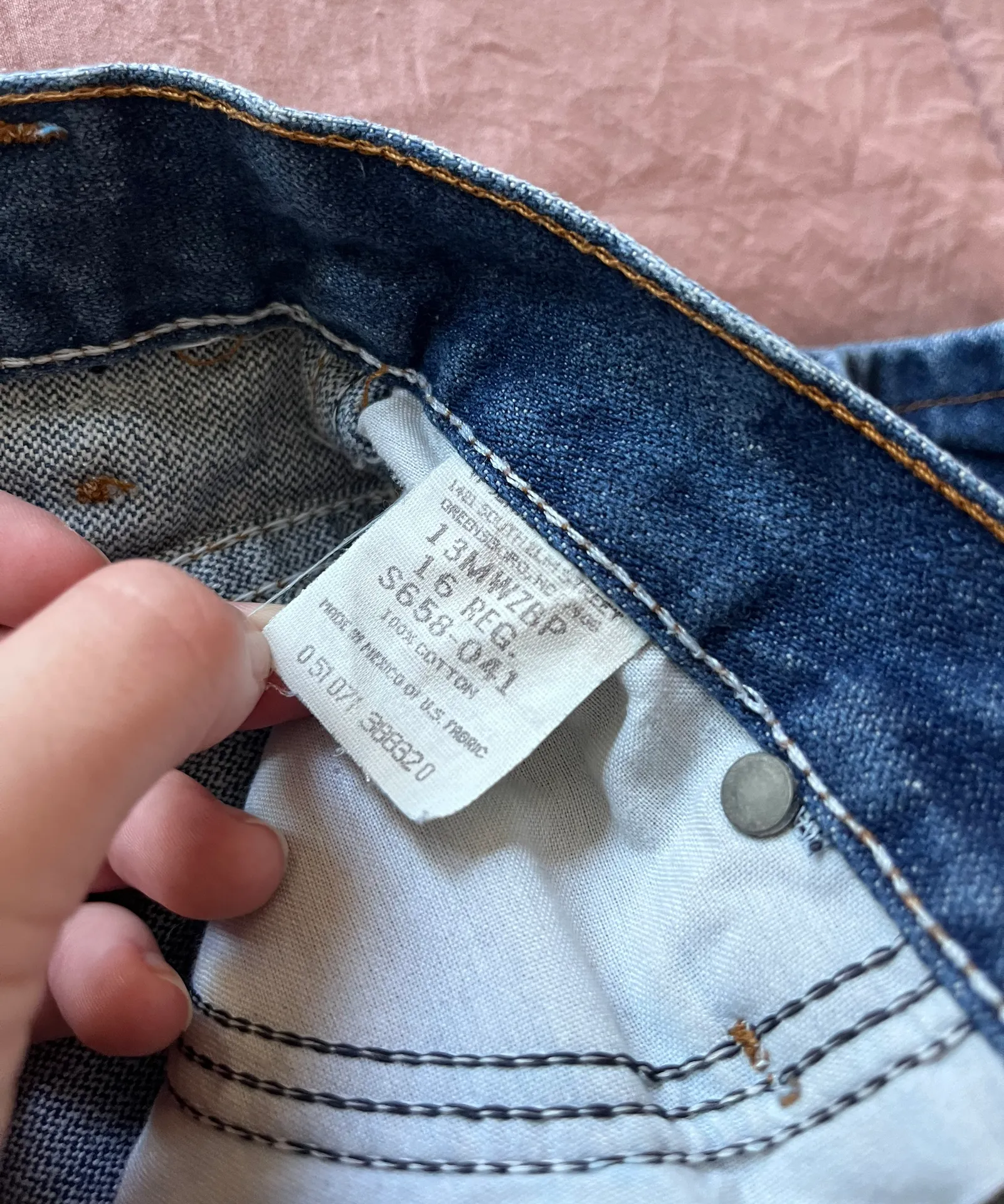 Vintage  Denim Jeans - Image 4