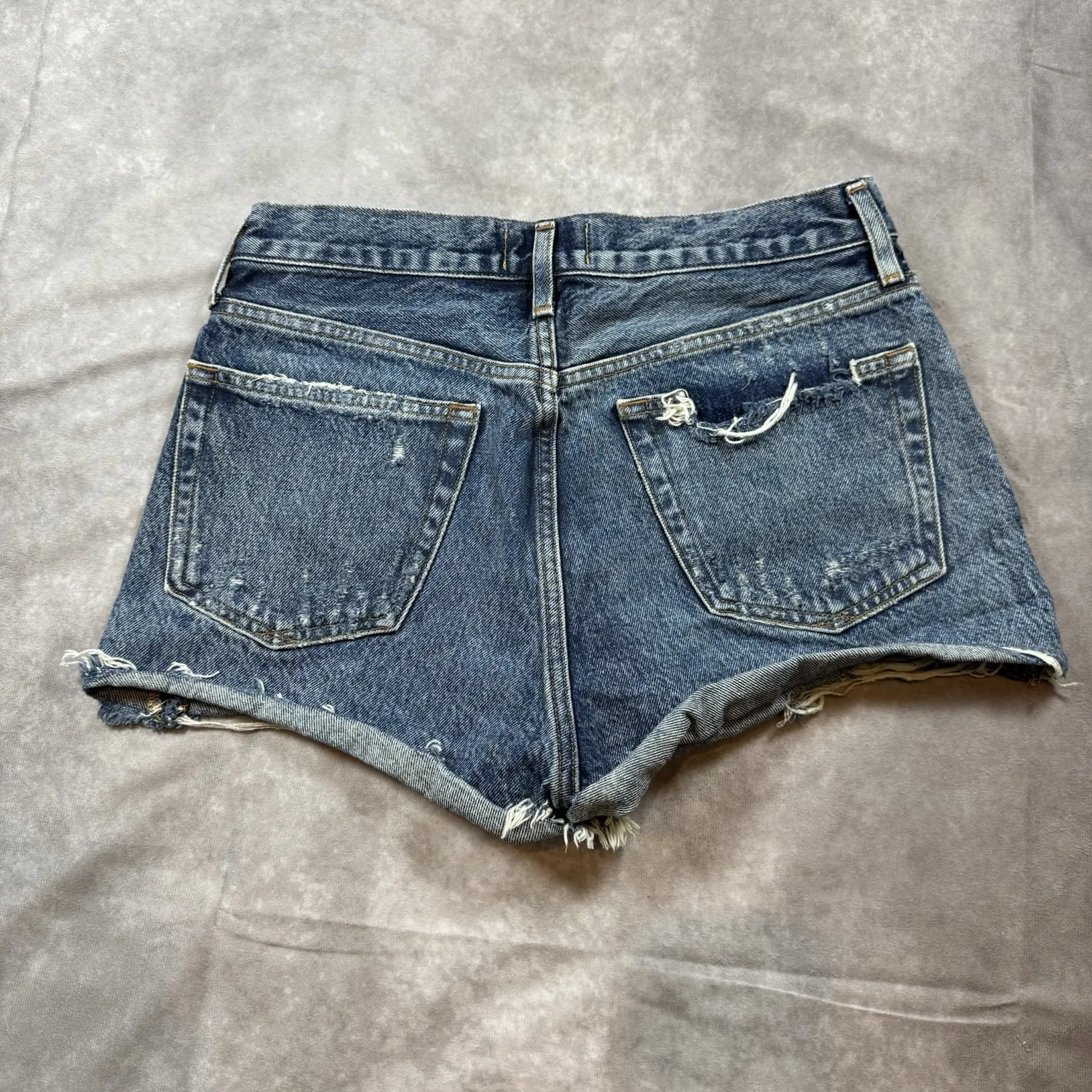 Agolde Parker Vintage Cut Off Short in Swapmeet Women's Sz 26 / A026-811 - Image 2