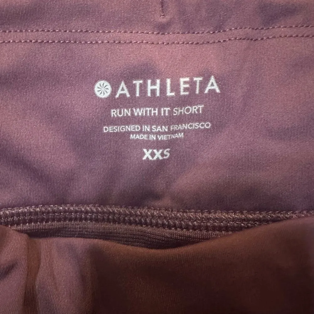 Athleta Run with it Shorts sz XXS - Image 2