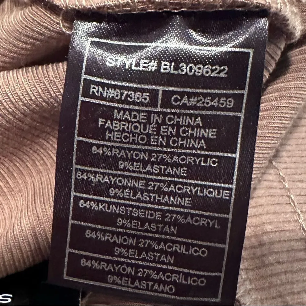 BB Dakota Cinch By Cinch Skirt Women's‎ Large Toffee Color Stretch Ruching NWT - Image 9