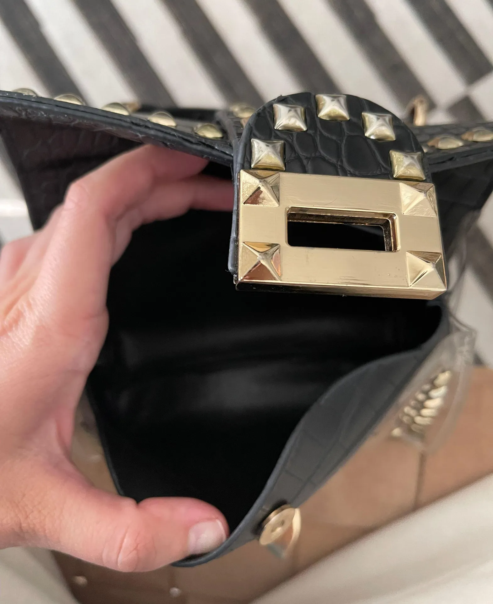 Clear Gameday Purse/Bag Black - Image 5