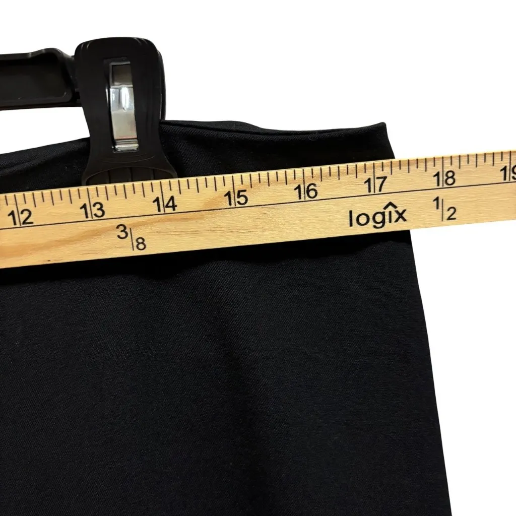 MM.LaFleur Womens Clooney Light Twill Trouser Pants Size 10 Black Wide leg - Image 6