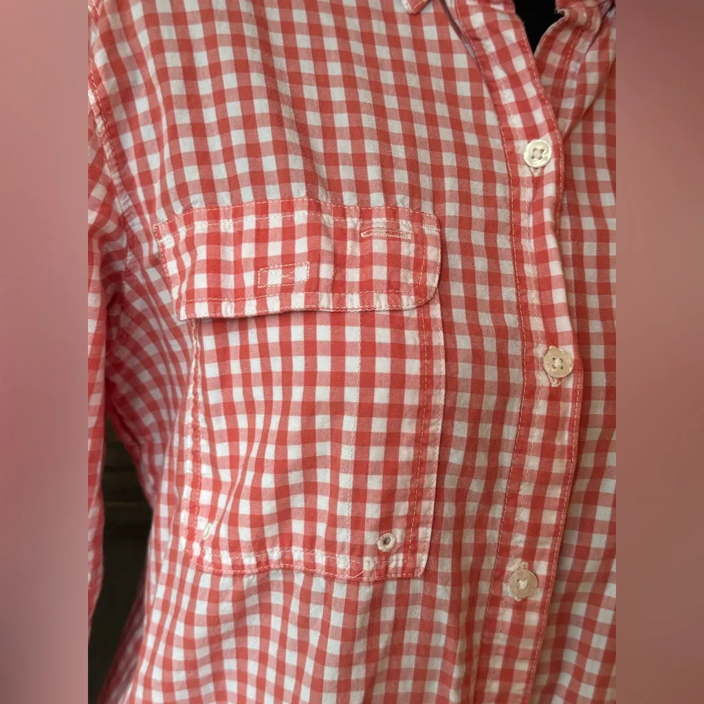 Columbia salmon Gingham Performance Shirt PFG - Image 5