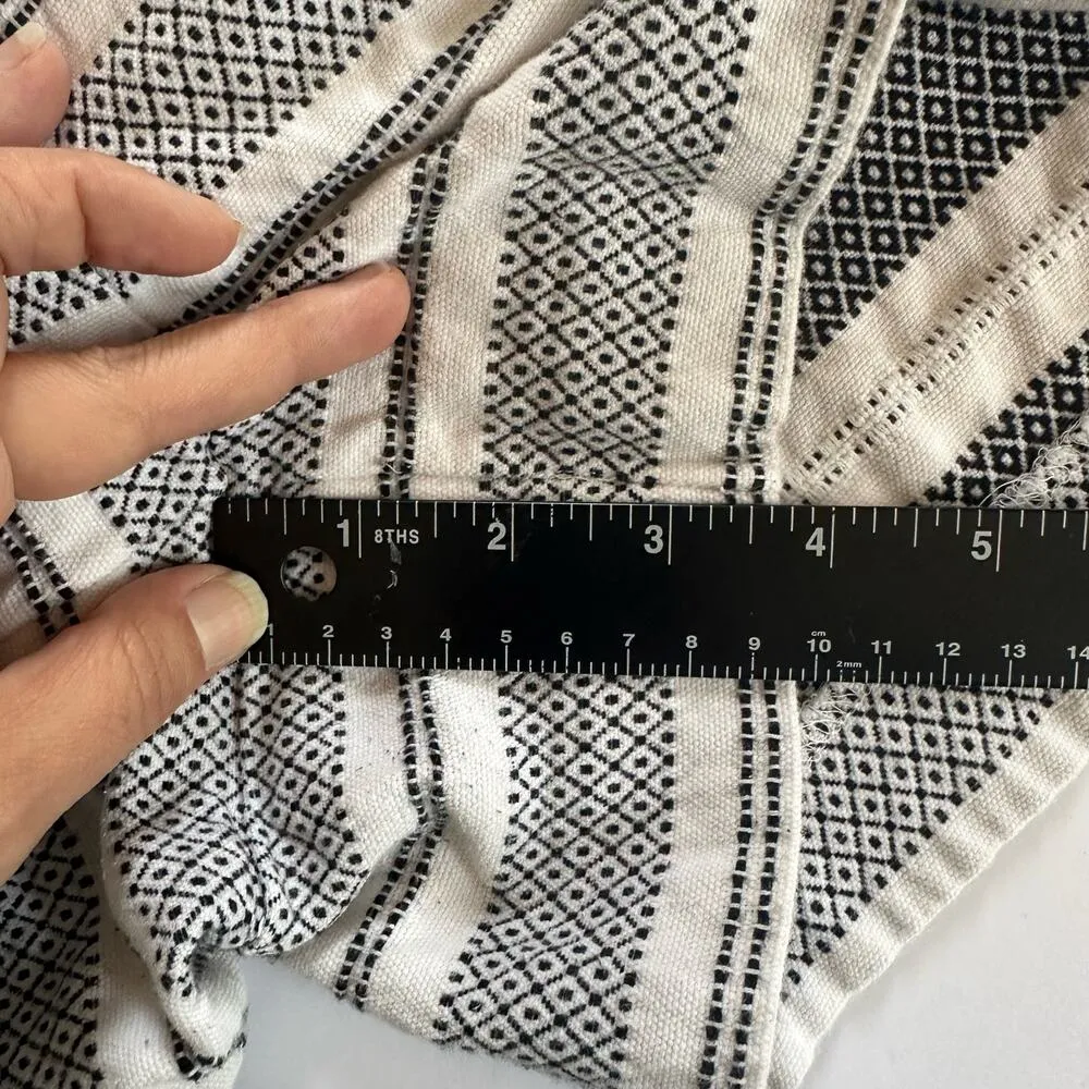 Ann Taylor LOFT The Riviera Short Women’s size 12 black and white striped tweed - Image 5