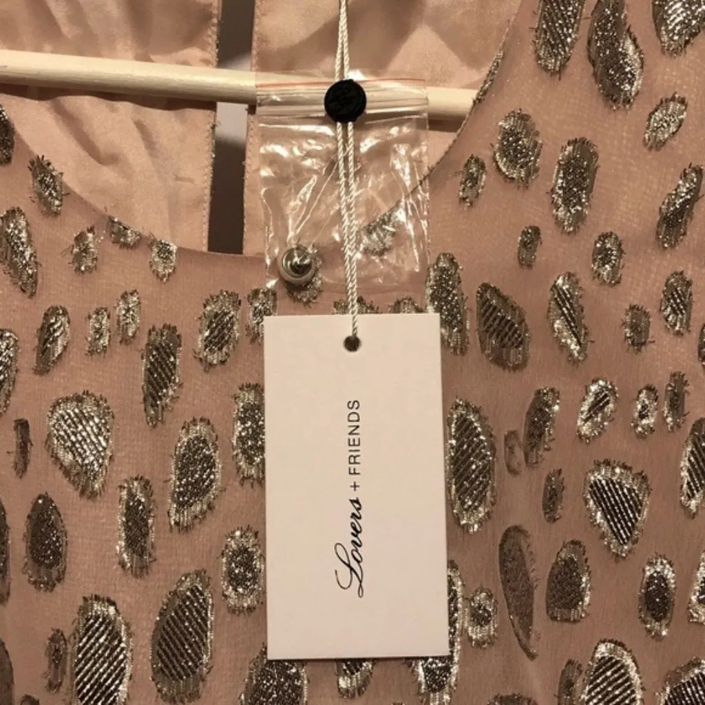 Lovers + Friends Mini Drop Waist Dress Pink Holiday New Years XS - Image 11