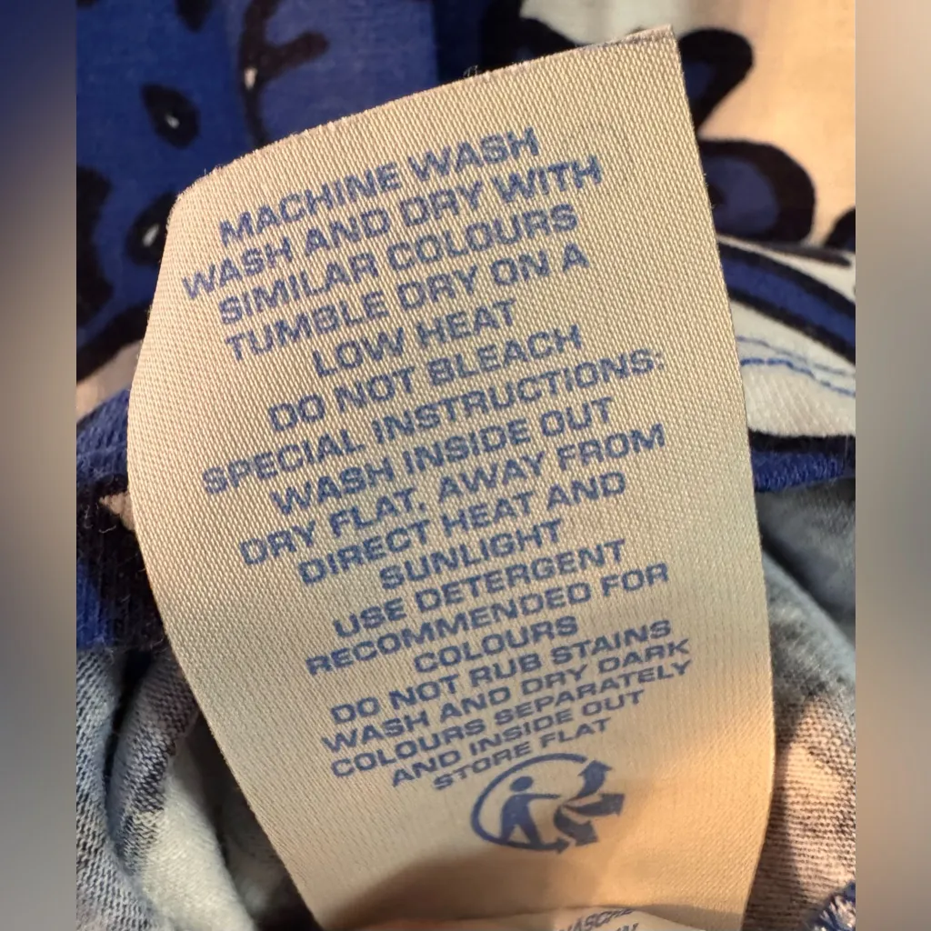 Boden Casual Jersey Dress in Island Sapphire Island Vine - Image 5