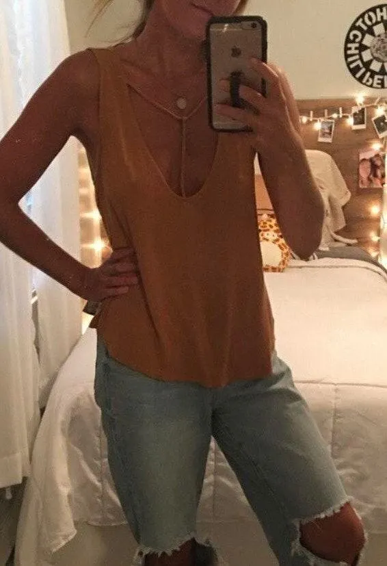 Forever 21 Contemporary Mustard Tank - Image 4