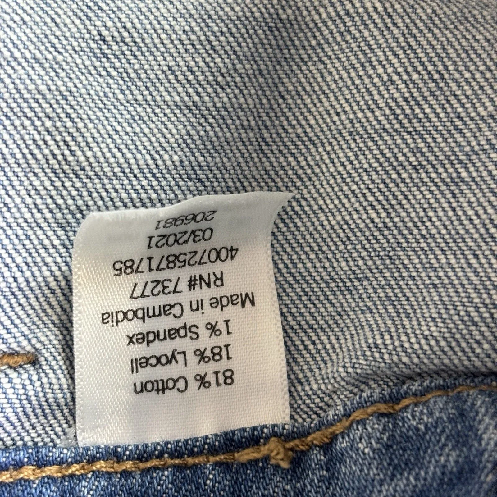 Women's SONOMA Denim Patch Pocket Bermuda Shorts- Size 10 - Image 7