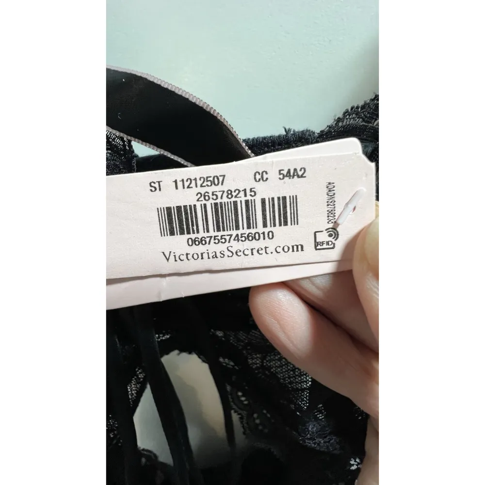 NEW victorias Secret uched Lace Cutout Mini Dress Black Size M - Image 7