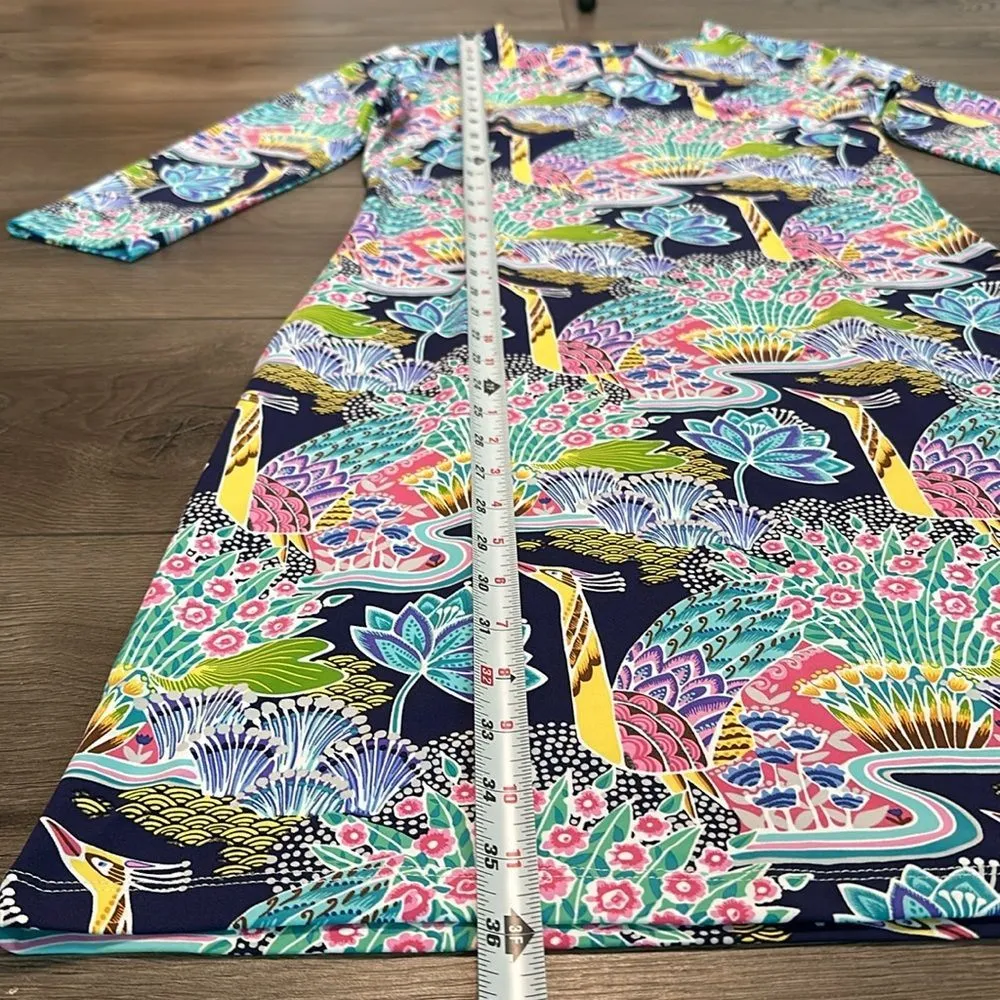 J.‎ McLaughlin Carly Paradise Print Sheath Dress Multicolor Catalina Cloth XS - Image 10