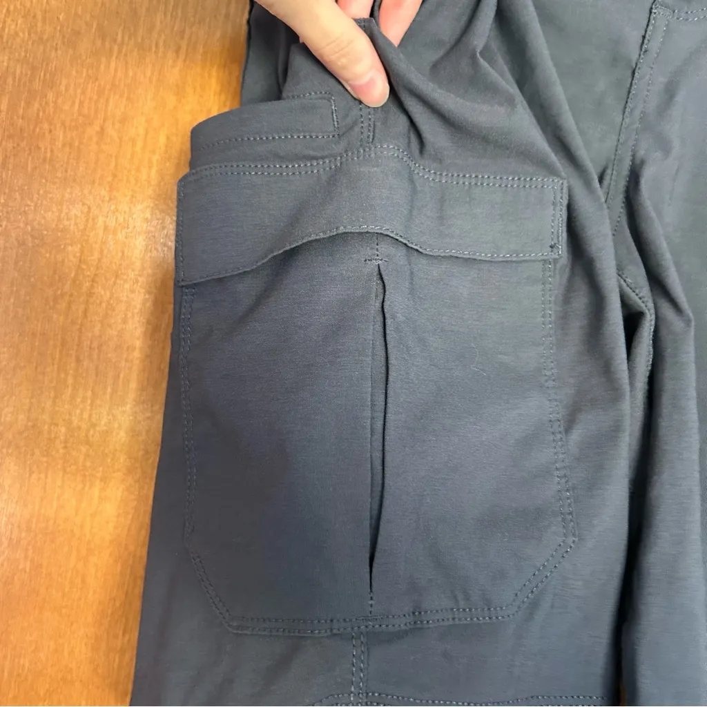 Duluth Trading Co Dry on the Fly 10" Shorts in Ink Grey Size 18 Hiking Outdoor Gray - Image 5