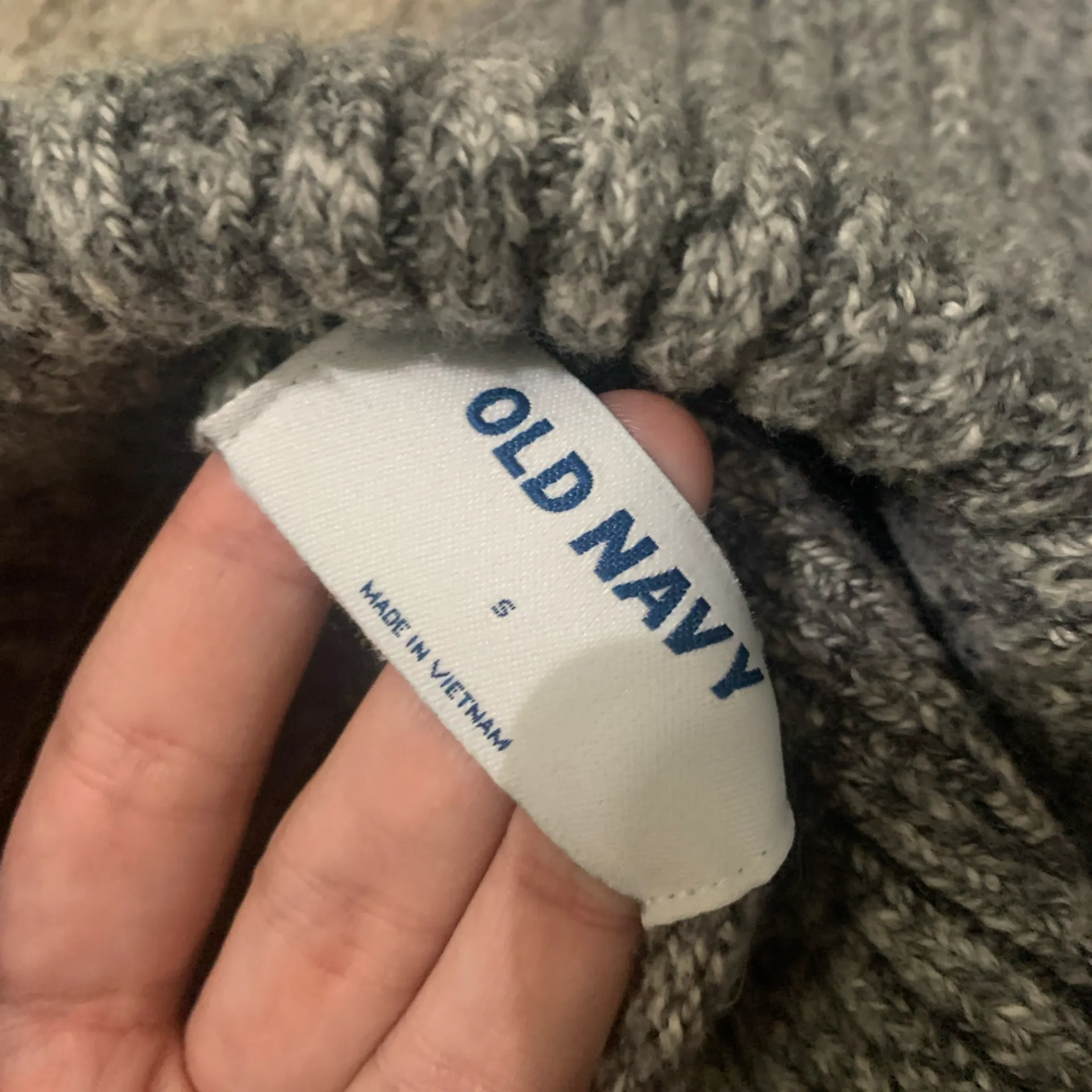 Old Navy grey turtleneck sweater size S - Image 4