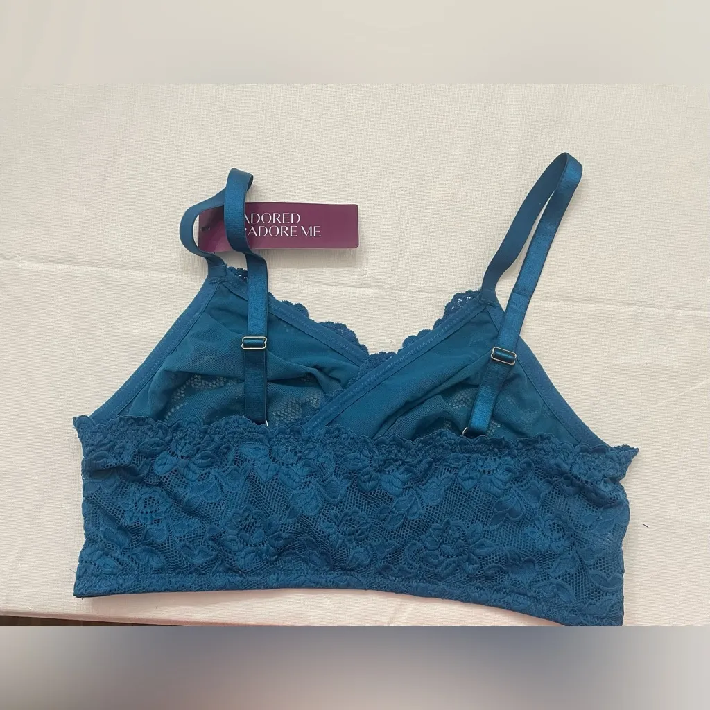Adore Me Blue Lace Bra with Adjustable Straps
Size 3X - Image 5