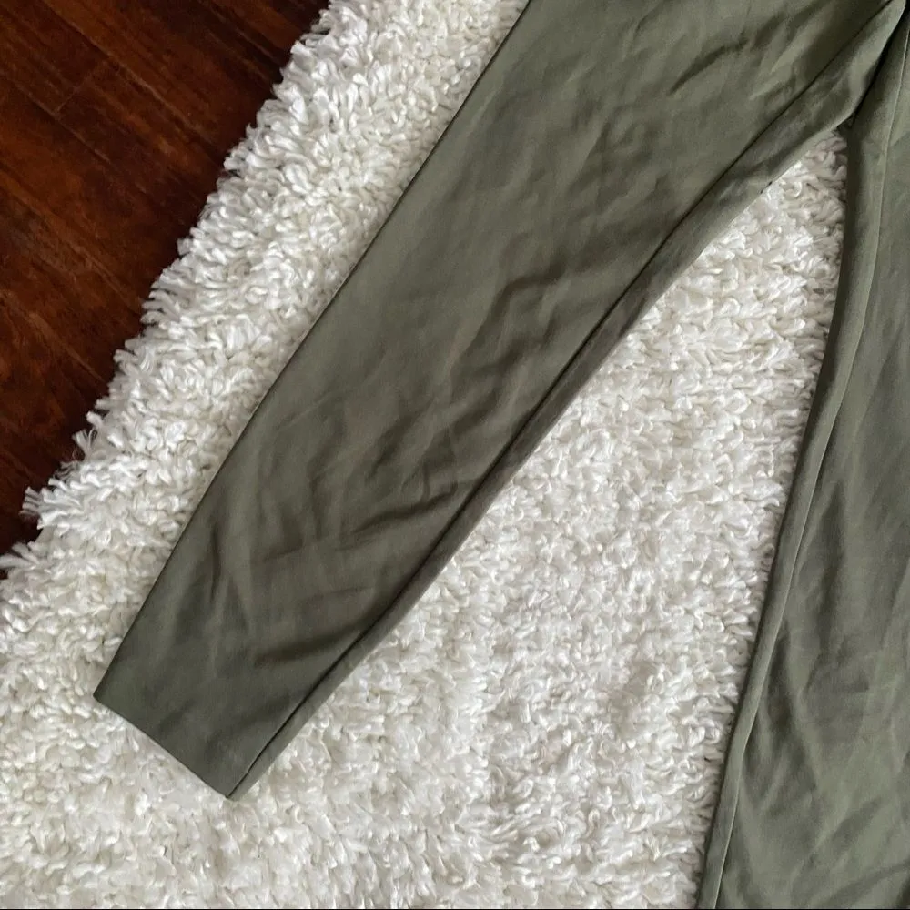RACHEL ZOE OLIVE GREEN COMFORT LEGGINGS PANTS SZ S - Image 4