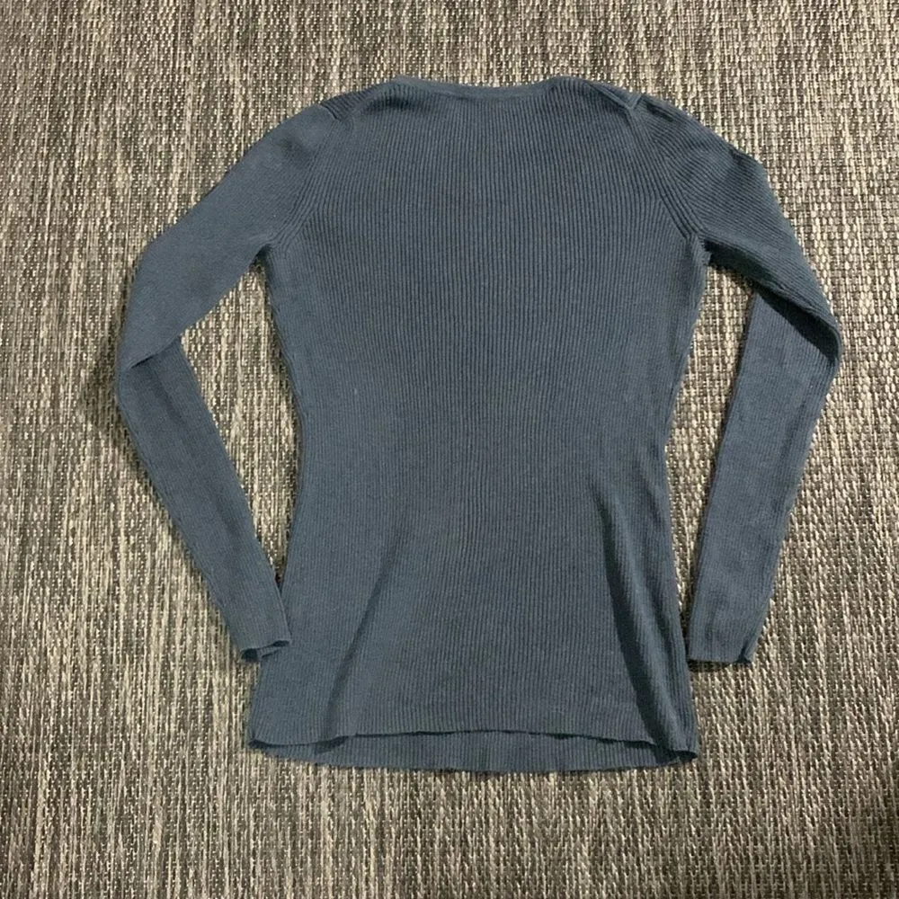 Peruvian connection top ribbed knit - Image 2