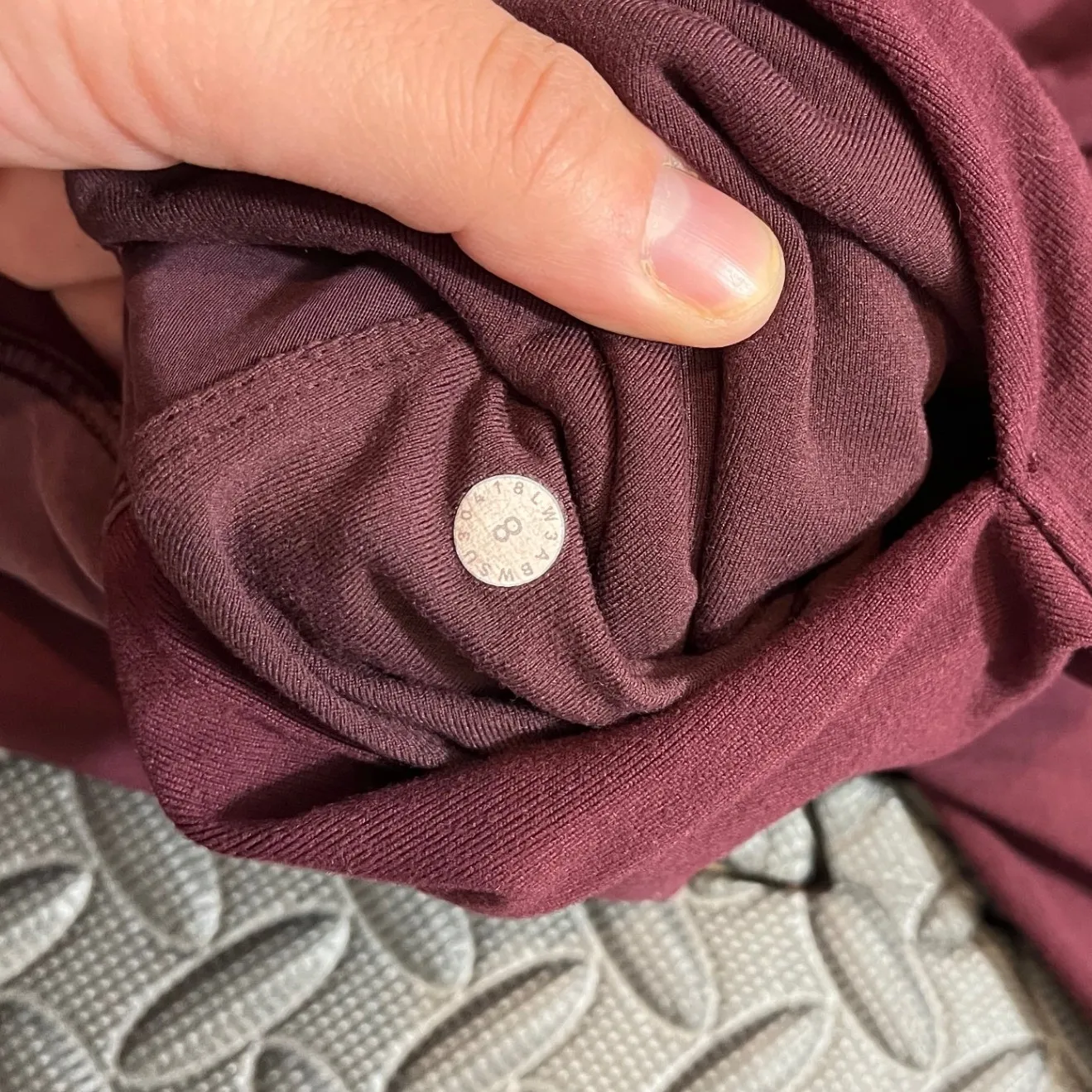 Lululemon Started Place Oversized Hoodie Garnet Burgundy Size 8 Rulu SOFT Cozy - Image 3