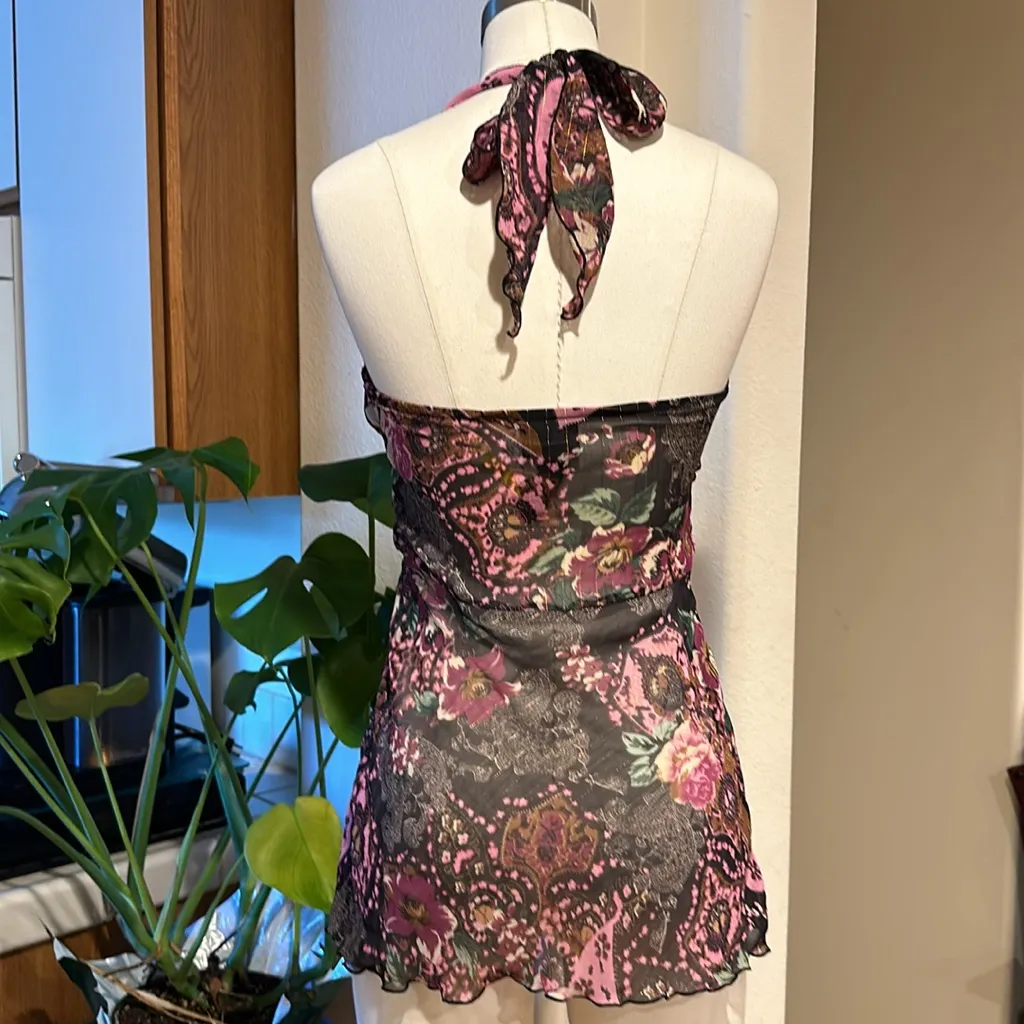 Vintage Y2K halter blouse - Image 5
