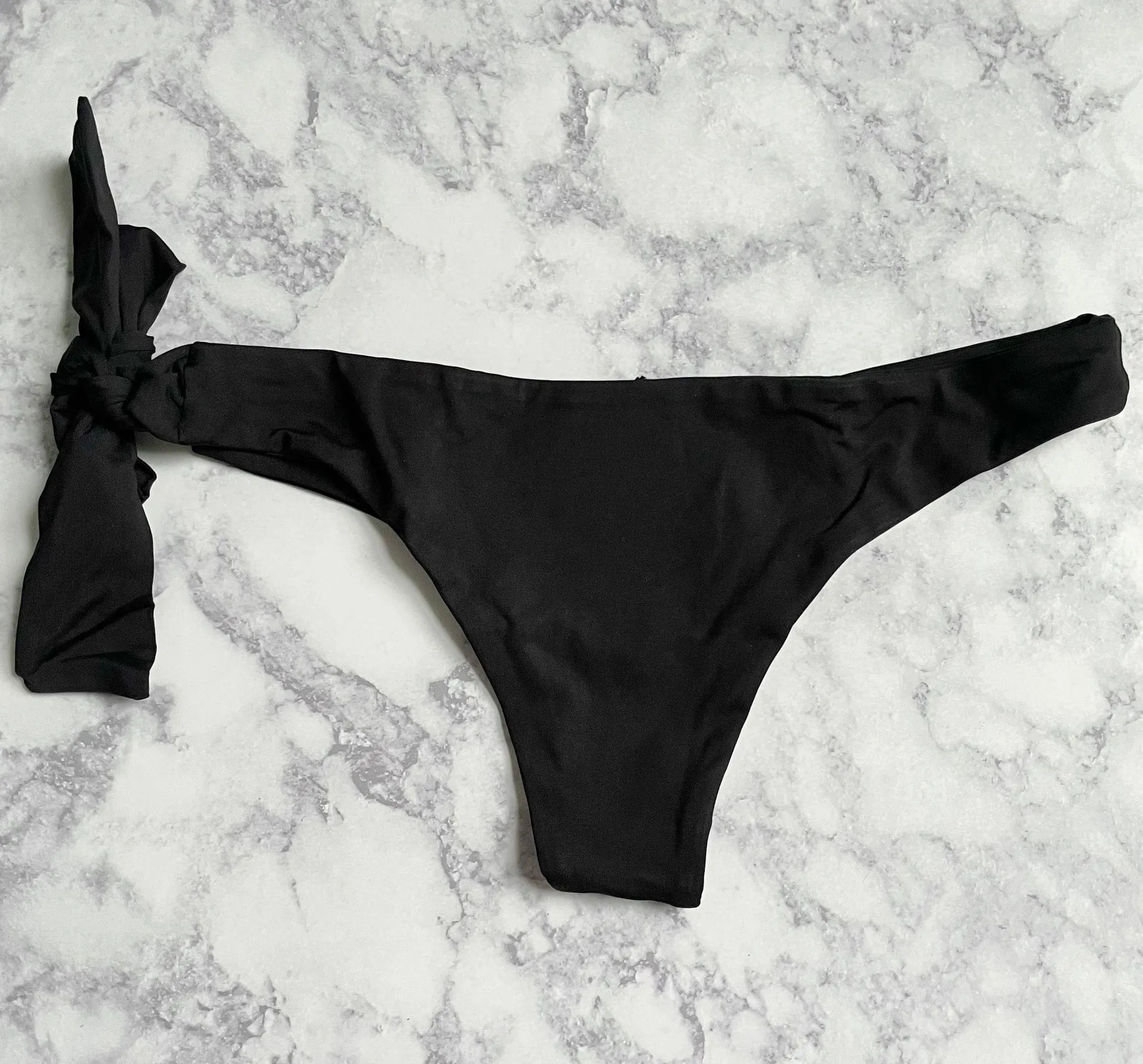 New Tavik Side Tie Goldie Bikini Bottom Swimsuit Bottoms Black - Image 4