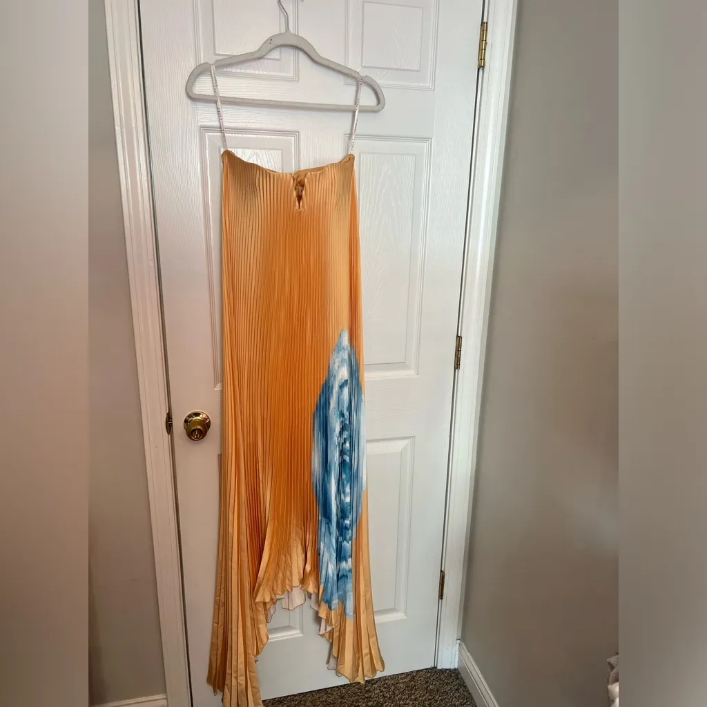 L'IDEE Black Tie Gown in Une Fleur Bleu Size 6 - Image 5