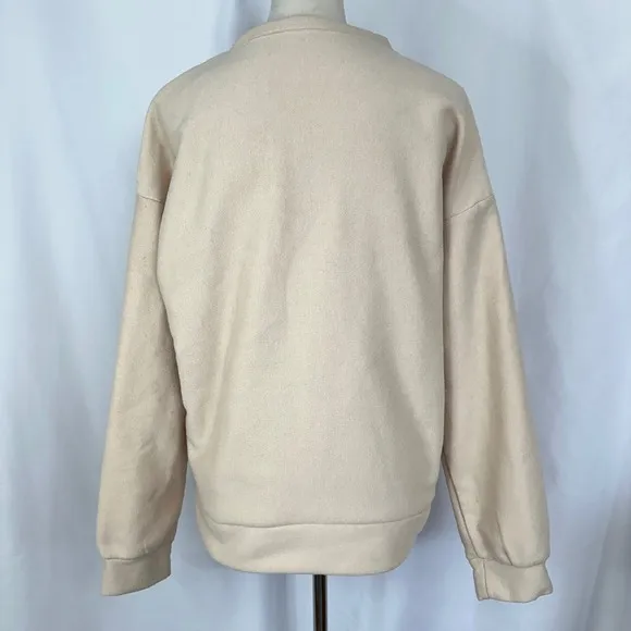 Morgan Wallen‎ Graphic Sweatshirt Country Music Pullover Top Beige Womens Large Tan - Image 3