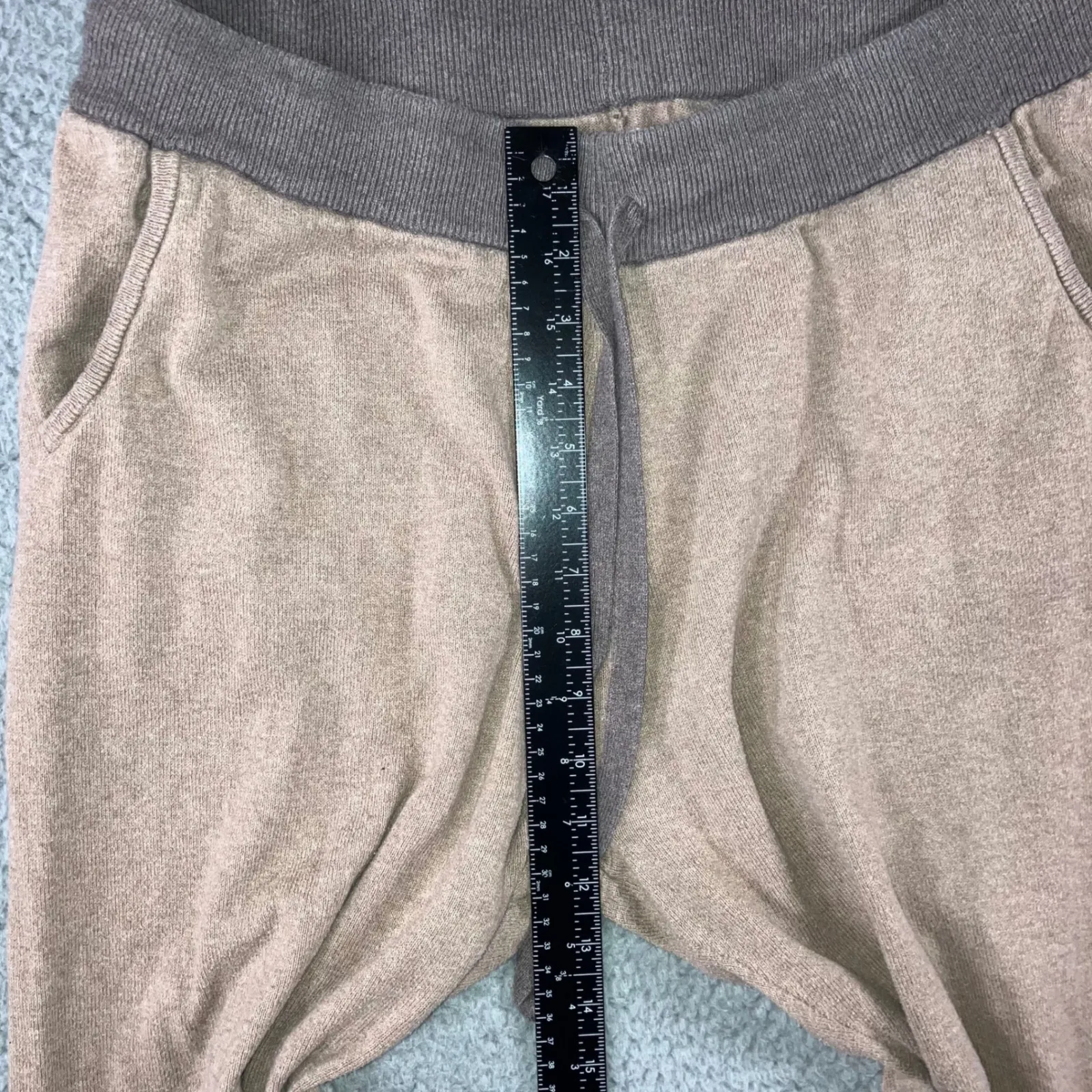 Faherty Surf Sweater Organic Cotton Cashmere Jogger Pants Women XL Lounge Casual - Image 4