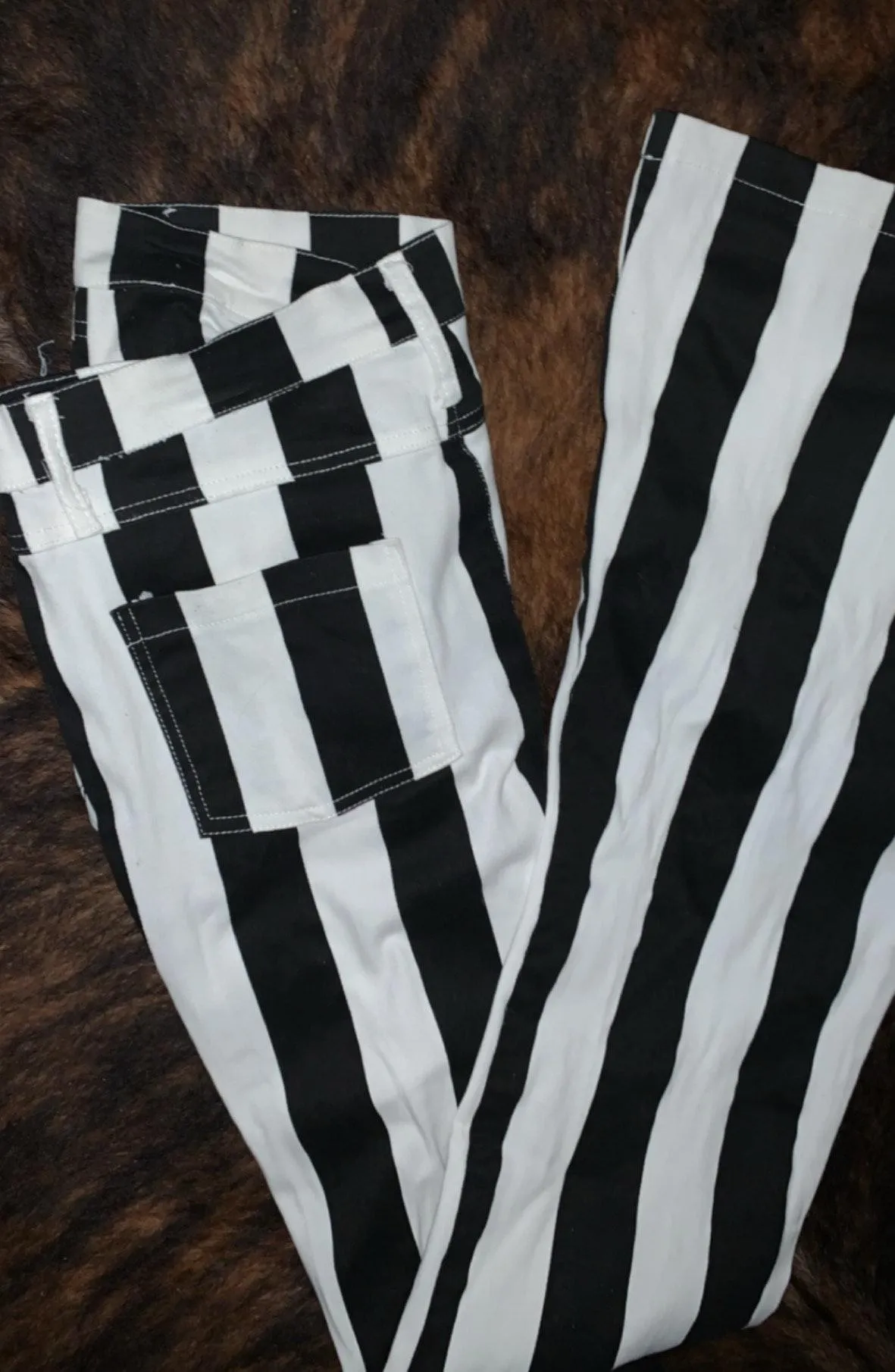 stripe flare jeans Multi Size M - Image 2