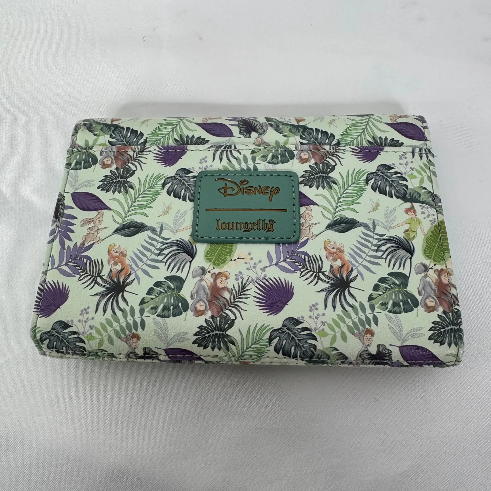 Loungefly Disney Peter Pan Leaves Mini Flap Wallet - Image 5
