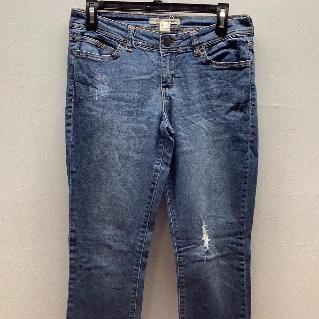 Life In Progress Size 27 Distressed Denim Jeans. Preloved. - Image 9