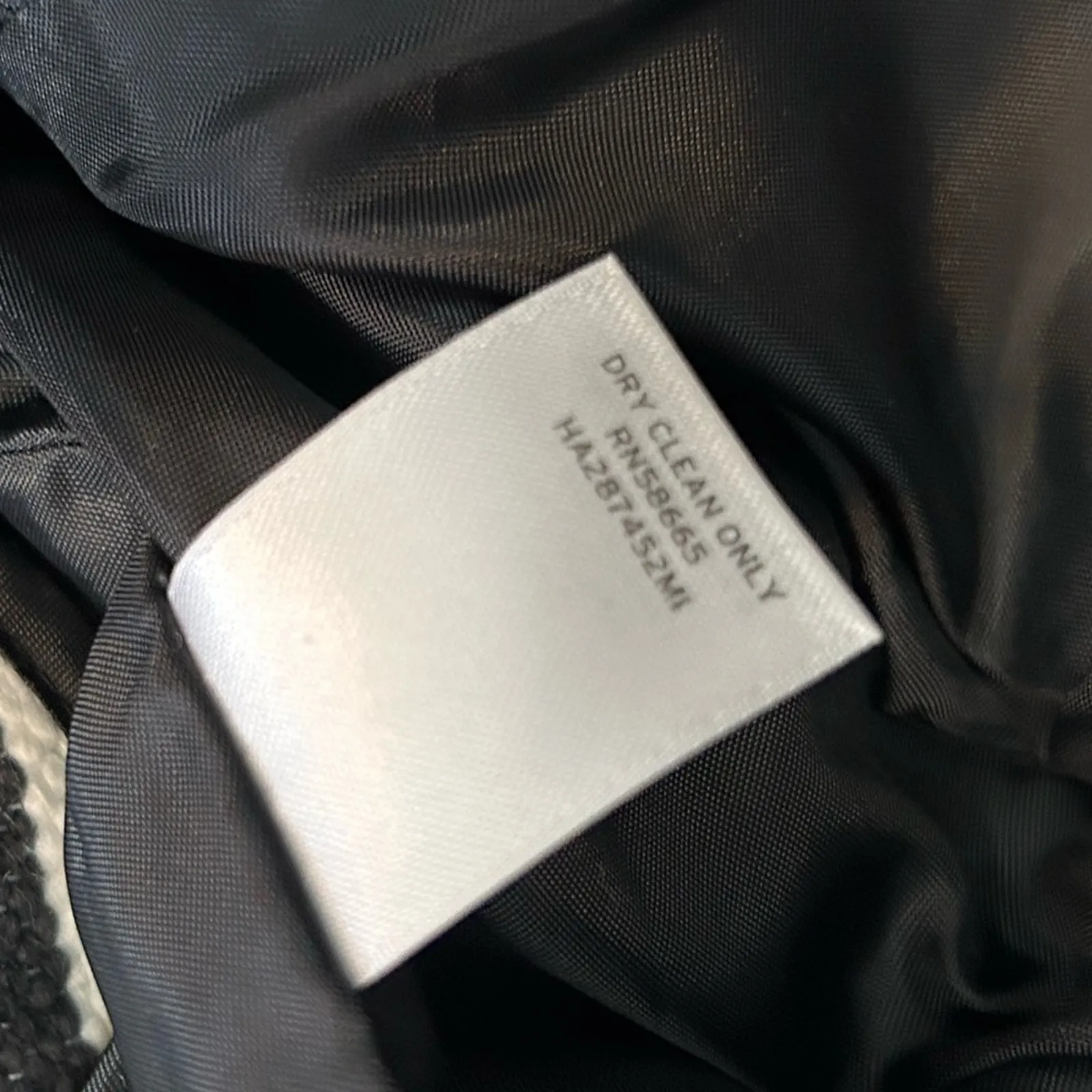 Halogen Black White Nautical Striped Textured Mini Skirt Size 4 Lined - Image 11