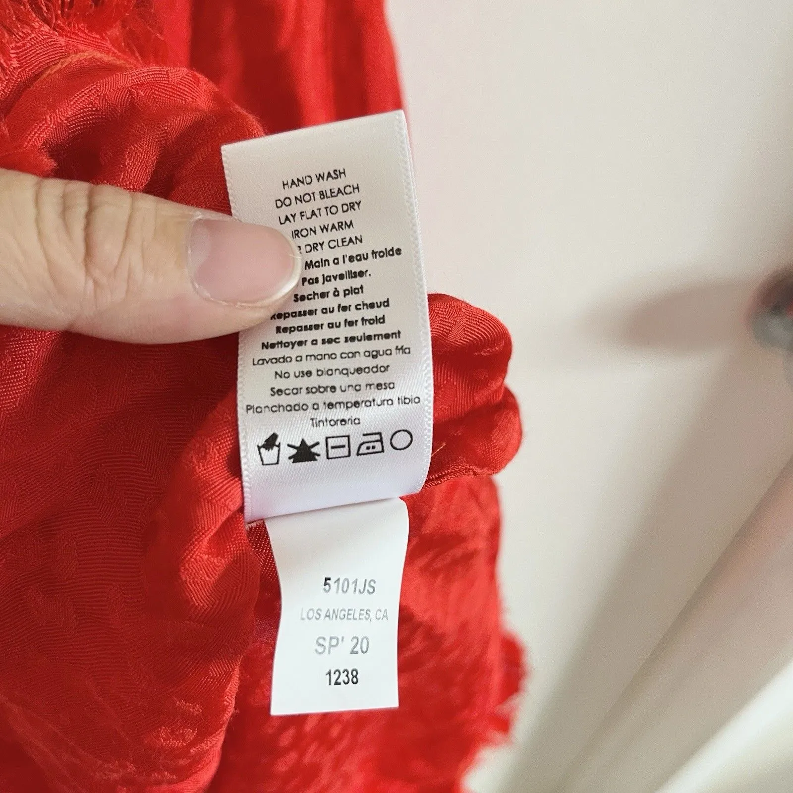 Nation LTD $171 Sofia Bias Cut Slip Dress Sz XS Animal Print Fringe Hem - Image 6