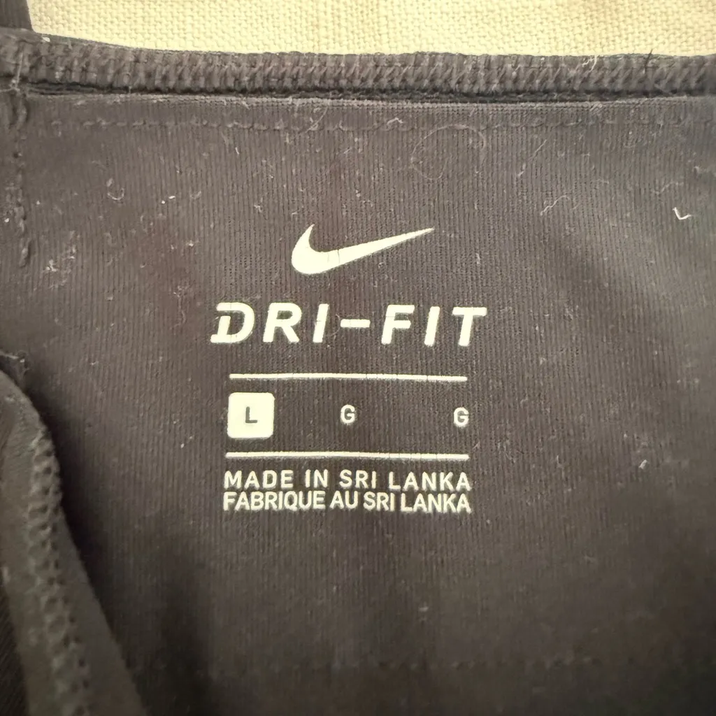 Nike Dri-FIT Black Leggings Size Large Athletic Training Pants - Image 3