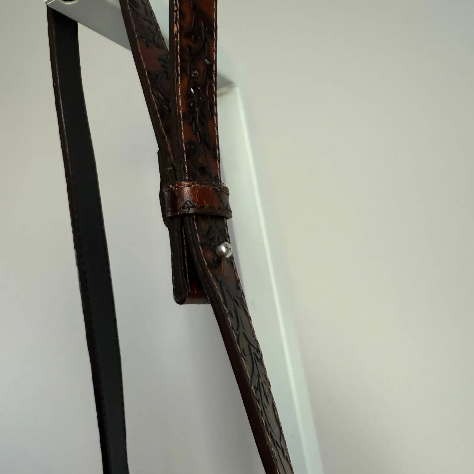 Brighton Brighton Marsella Fiori Floral‎ Embossed Flap Crossbody Bag Heart Charm - Image 7