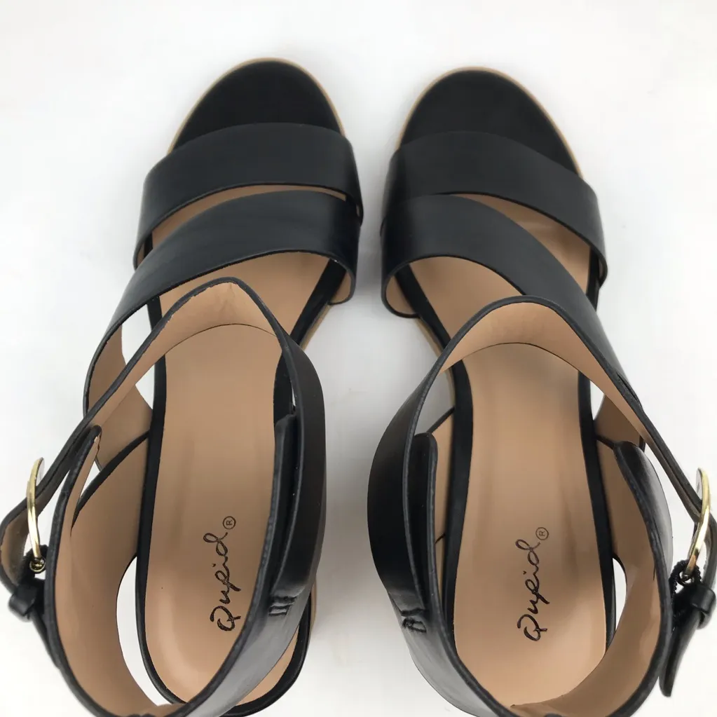 Qupid Bucky-20A Heel Strappy Sandals - Image 2