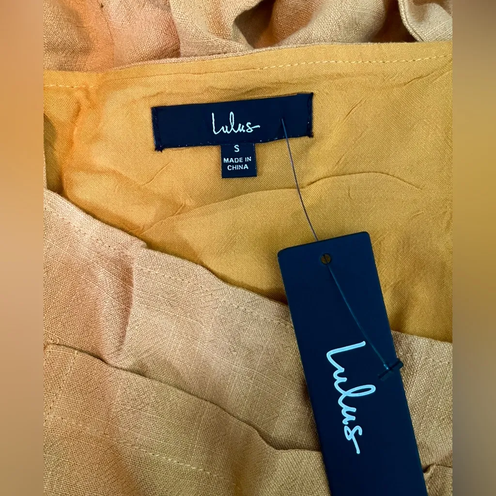 Lulu's. Always Exploring Mustard Yellow Tie - Image 3