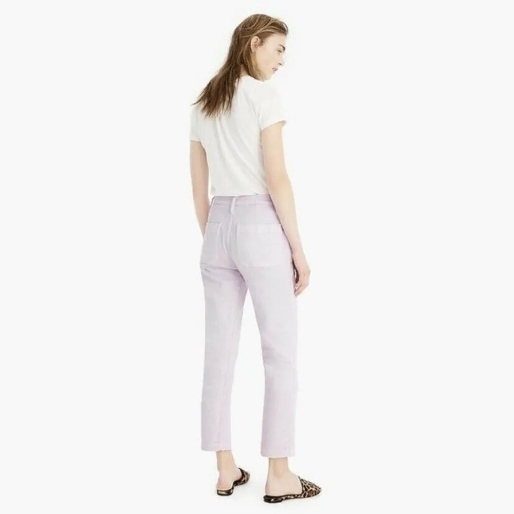 J Crew Garment Dyed Straight Leg Crop New 25 Tall - Image 4
