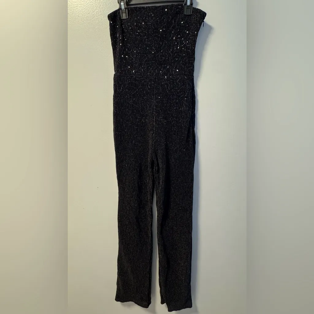 Wild Fable Black Sequin Jumpsuit - Image 3