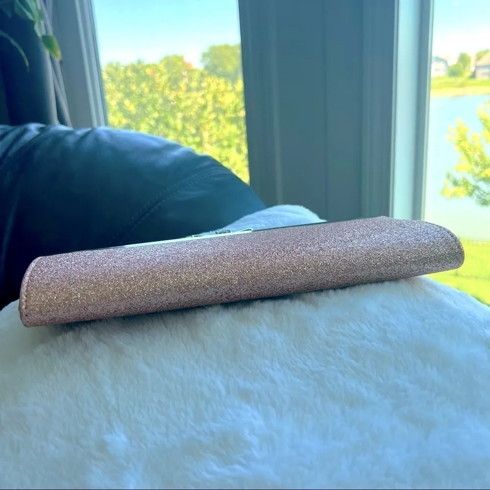 NWT INC International Concepts's rose gold glittery clutch - Image 6