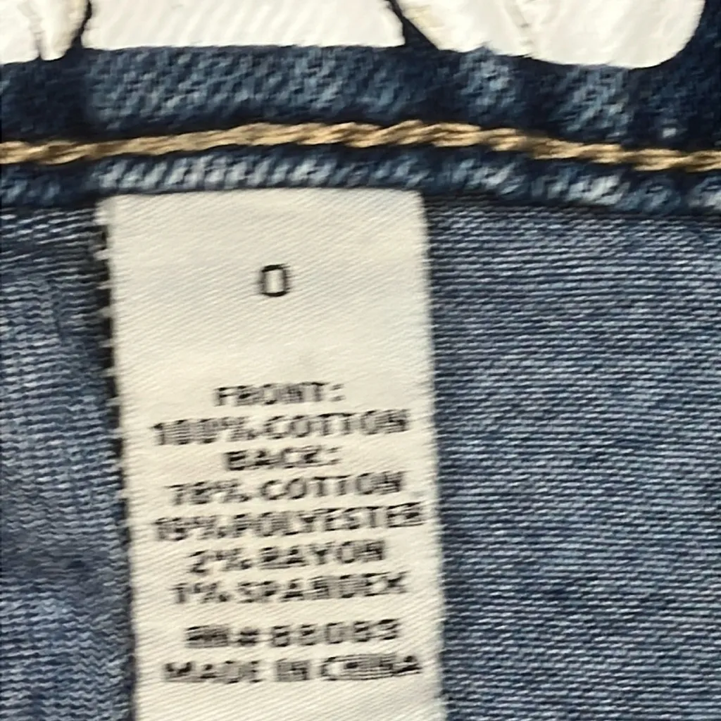 Rewash Blue baggy jean shorts size 0‎ - Image 2