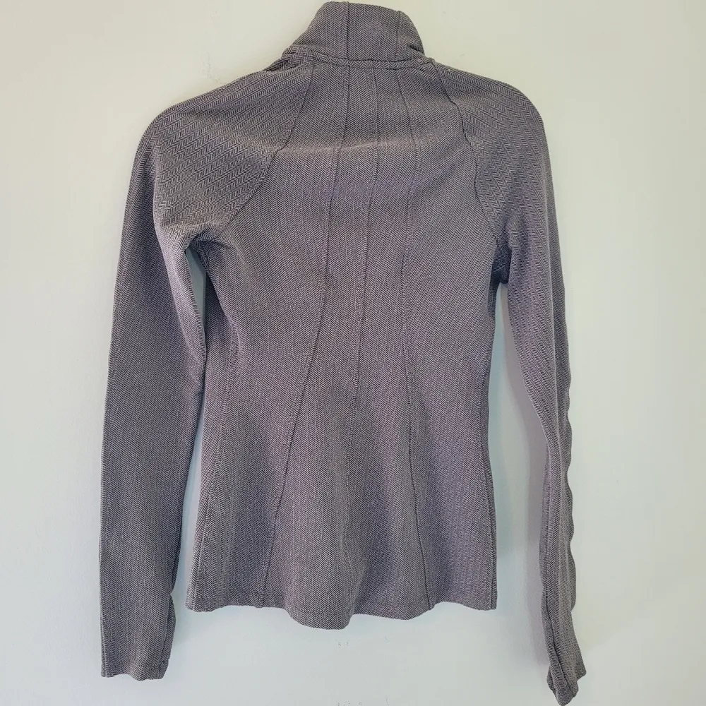 Athleta Taupe Brown Hope Herrington Fitted Full Zip-Up Jacket - Image 3