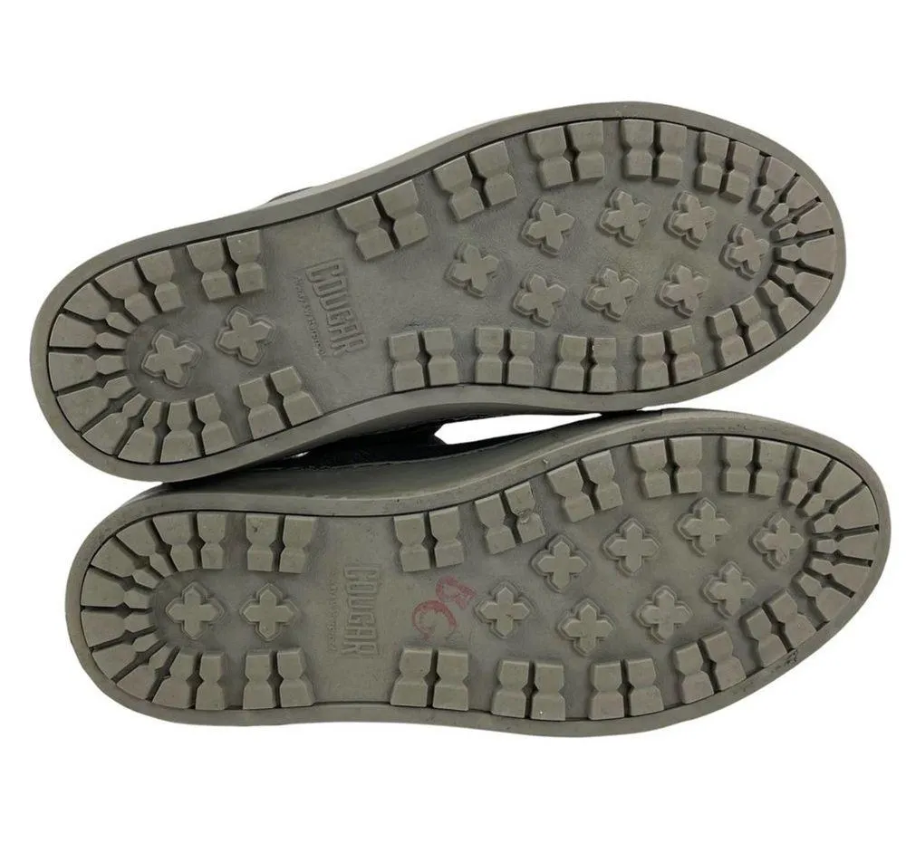 COUGAR Womens Duffy Faux Fur Trim Waterproof Gray Suede Ankle Sneakers Bootie 7 - Image 5