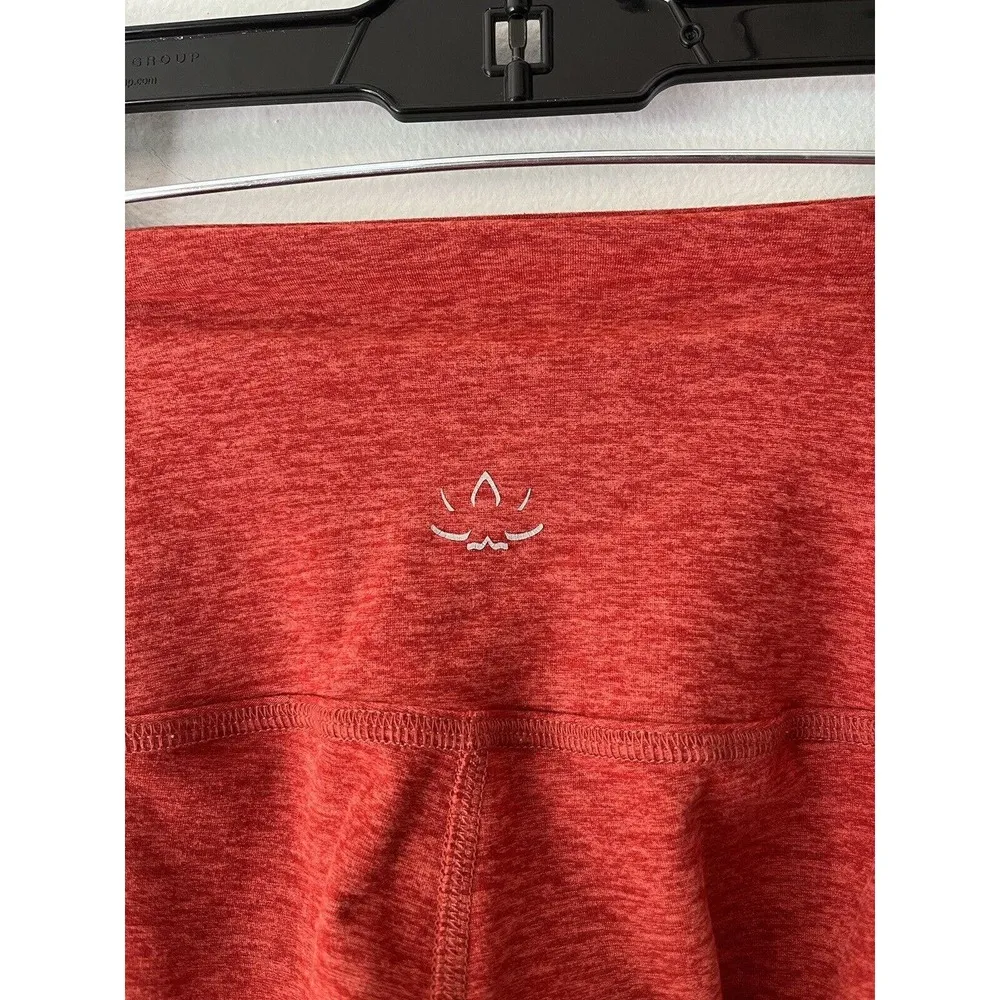 Beyond Yoga Rustic Orange Walk And Talk Cropped High Waisted Leggings Size Small - Image 4