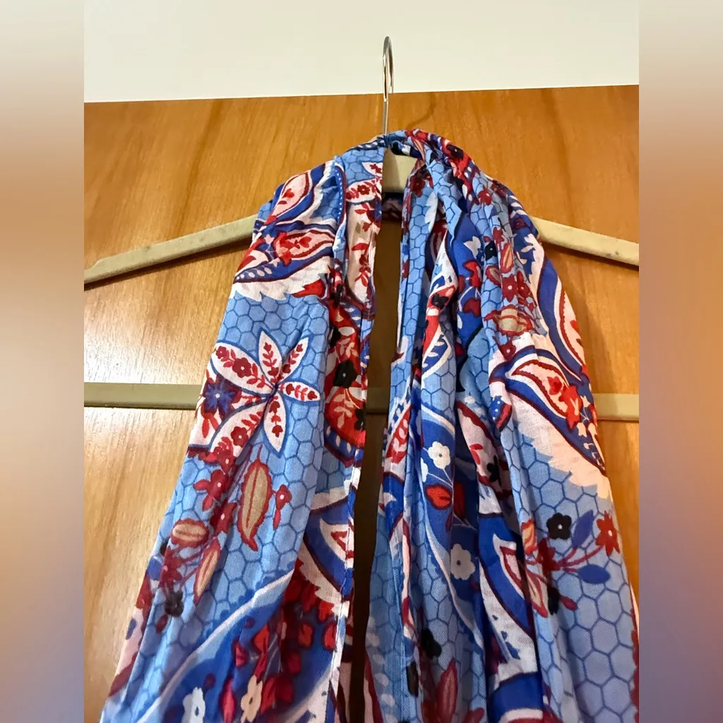 Talbots Paisley Floral All-Over Print 100% Modal Floral Travel Lightweight NWT - Image 10