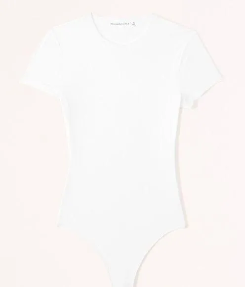 A&F Women's White Bodysuit - Image 2